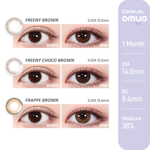 [OMYO] Come on Series Monthly (FREENY CHOCO BROWN)