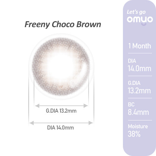 [OMYO] Come on Series Monthly (FREENY CHOCO BROWN)