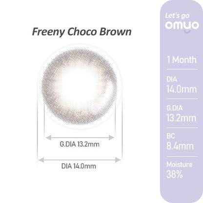 [OMYO] Come on Series Monthly (FREENY CHOCO BROWN)